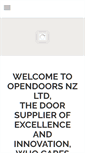 Mobile Screenshot of opendoors.net.nz