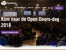 Tablet Screenshot of opendoors.nl